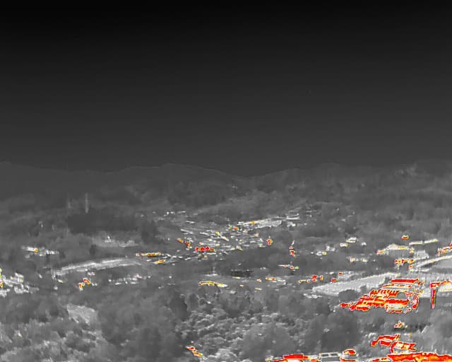 Thermal capture, White Hot palette